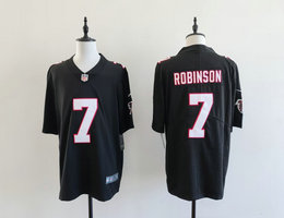Nike Atlanta Falcons #7 Bijan Robinson Black throwback Vapor Untouchable NFL Jerseys