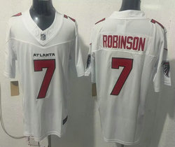 Nike Atlanta Falcons #7 Bijan Robinson White 2026 Vapor Untouchable Stitched Football Jersey
