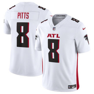 Nike Atlanta Falcons #8 Kyle Pitts White Vapor Untouchable Authentic Stitched NFL Jerseys