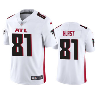 Nike Atlanta Falcons #81 Hayden Hurst White Authentic Stitched NFL Jersey