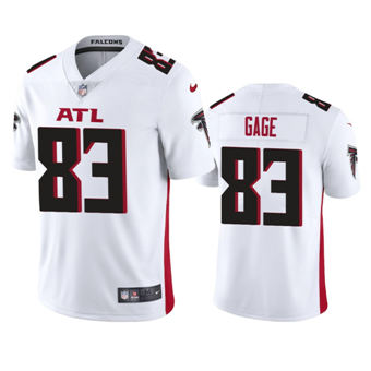 Nike Atlanta Falcons #83 Russell Gage White Authentic Stitched NFL Jersey