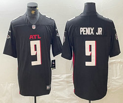 Nike Atlanta Falcons #9 Michael Penix Jr Black 2024 Draft Vapor Untouchable Stitched Football Jersey