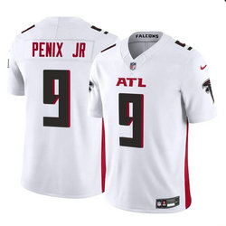 Nike Atlanta Falcons #9 Michael Penix Jr White 2024 Draft F.U.S.E Football Jersey