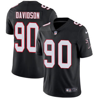 Nike Atlanta Falcons #90 Marlon Davidson Black Vapor Untouchable Authentic stitched NFL jersey