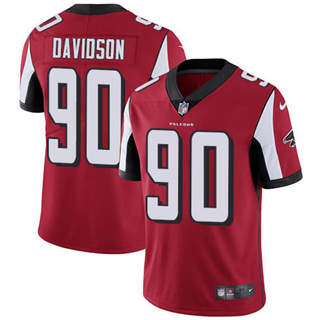 Nike Atlanta Falcons #90 Marlon Davidson Red Vapor Untouchable Authentic stitched NFL jersey