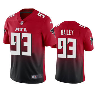 Nike Atlanta Falcons #93 Allen Bailey Red Authentic Stitched NFL Jersey