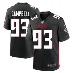 Nike Atlanta Falcons #93 Calais Campbell Black Vapor Untouchable Authentic Stitched NFL Jerseys