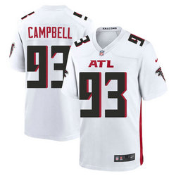 Nike Atlanta Falcons #93 Calais Campbell White Vapor Untouchable Authentic Stitched NFL Jerseys