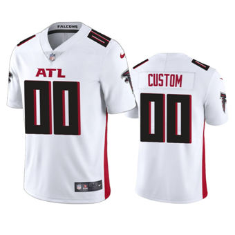 Nike Atlanta Falcons Customized White Vapor Untouchable Authentic Stitched NFL Jerseys