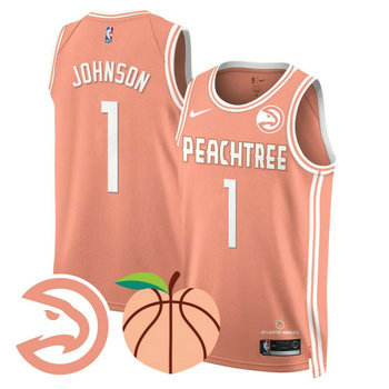 Nike Atlanta Hawks #1 Jalen Johnson Peachtree City Edition Jersey