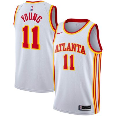Nike Atlanta Hawks #11 Trae Young White Authentic Stitched NBA Jersey