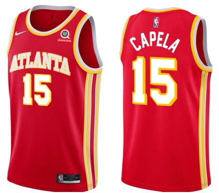 Nike Atlanta Hawks #15 Clint Capela Red Authentic Stitched NBA Jersey.webp