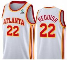 Nike Atlanta Hawks #22 Cam Reddish White Authentic Stitched NBA Jersey