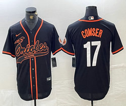 Nike Baltimore Orioles #17 Colton Cowser Black Joint Authentic Stitched MLB Jersey