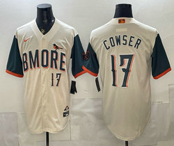 Nike Baltimore Orioles #17 Colton Cowser Natural 2026 City MLB Jersey