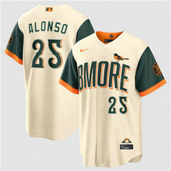 Nike Baltimore Orioles #25 Pete Alonso Natural 2026 City MLB Jersey