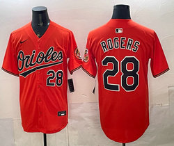 Nike Baltimore Orioles #28 Trevor Rogers Orange Authentic Stitched MLB jersey