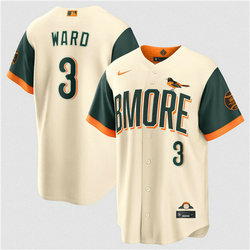 Nike Baltimore Orioles #3 Taylor Ward Natural 2026 City MLB Jersey
