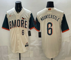 Nike Baltimore Orioles #6 Ryan Mountcastle Natural 2026 City Connect Stadium jersey