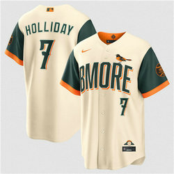 Nike Baltimore Orioles #7 Jackson Holliday Natural 2026 City MLB Jersey