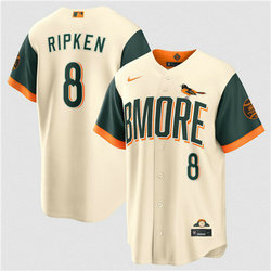 Nike Baltimore Orioles #8 Cal Ripken Jr Natural 2026 City MLB Jersey