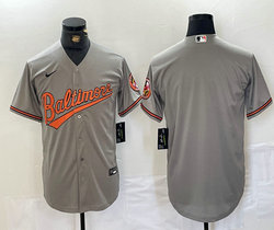 Nike Baltimore Orioles #Blank Gray 2024 Game Authentic Stitched MLB Jersey