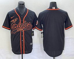 Nike Baltimore Orioles Blank Black Joint Authentic Stitched NBA Jersey