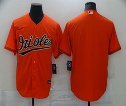 Nike Baltimore Orioles Blank Orange Game Authentic Stitched MLB Jersey
