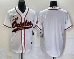Nike Baltimore Orioles Blank White Joint Authentic Stitched NBA Jersey