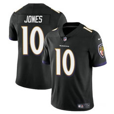 Nike Baltimore Ravens #10 Emory Jones Black Vapor Untouchable Football Stitched Jersey