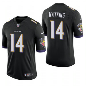Nike Baltimore Ravens #14 Sammy Watkins Black Vapor Untouchable Authentic Stitched NFL Jersey