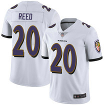 Nike Baltimore Ravens #20 Ed Reed White Vapor Untouchable Limited Authentic Stitched NFL Jersey