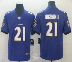 Nike Baltimore Ravens #21 Mark Ingram II Purple Vapor Untouchable Limited Authentic Stitched NFL Jersey
