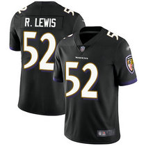 Nike Baltimore Ravens #52 Ray Lewis Black Vapor Untouchable Limited Authentic Stitched NFL Jersey