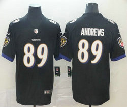 Nike Baltimore Ravens #89 Mark Andrews Black Vapor Untouchable Limited Authentic Stitched NFL Jersey