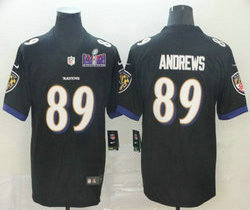 Nike Baltimore Ravens #89 Mark Andrews Black Vapor Untouchable Limited Authentic Stitched NFL Jersey