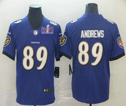 Nike Baltimore Ravens #89 Mark Andrews Purple Vapor Untouchable Limited Authentic Stitched NFL Jersey