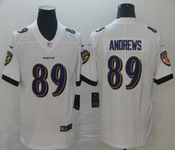 Nike Baltimore Ravens #89 Mark Andrews White Vapor Untouchable Limited Authentic Stitched NFL Jersey