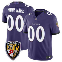 Nike Baltimore Ravens Custom Purple 2026 Authentic Stitched NFL Jersey
