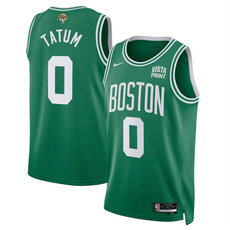 Nike Boston Celtics #0 Jayson Tatum Green 2024 Finals Stitched Basketball Jersey