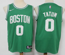 Nike Boston Celtics #0 Jayson Tatum Green 75th anniversary Authentic Stitched NBA Jersey