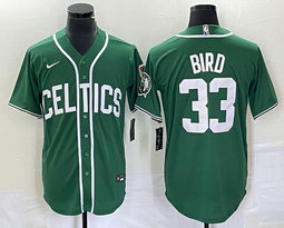 Nike Boston Celtics #33 Larry Bird Green Joint Authentic Stitched baseball jerseys