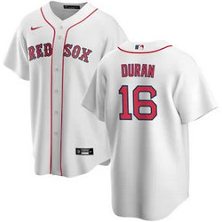 Nike Boston Red Sox #16 Jarren Duran White Authentic Stitched MLB jersey