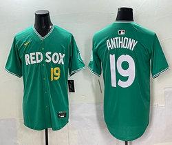 Nike Boston Red Sox #19 Roman Anthony With name Green Joint Stitched MLB Jersey