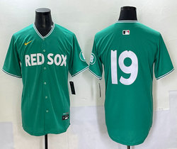 Nike Boston Red Sox #19 Roman Anthony no name Green City Stitched MLB Jersey