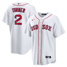 Nike Boston Red Sox #2 Justin Turner White Game Authentic stitched MLB jersey