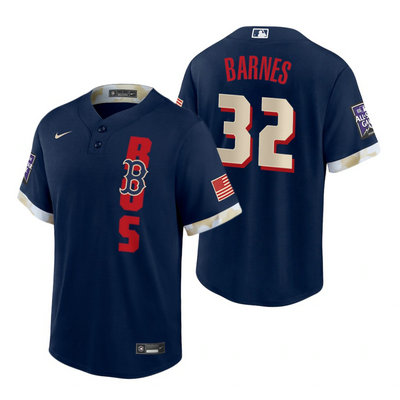 Nike Boston Red Sox #32 Matt Barnes 2021 All star Blue Game Authentic Stitched MLB Jersey