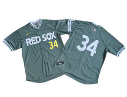 Nike Boston Red Sox #34 David Ortiz Green 2025 City Authentic Stitched MLB Jersey