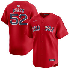Nike Boston Red Sox #52 Wilyer Abreu Red 2024 Authentic Stitched MLB Jersey