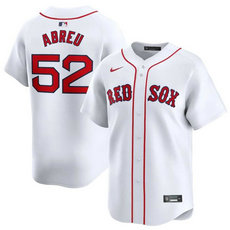Nike Boston Red Sox #52 Wilyer Abreu White 2024 Authentic Stitched MLB Jersey